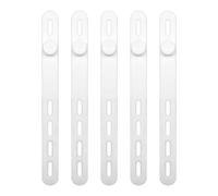 in silicone riutilizzabili - Organizzatore di fili regolabile con design multiforo | Fissaggio sicuro per cavi per casa, ufficio e viaggi | Soluzione di gestione dei cavi durevole per Ele