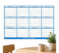 In sintesi Calendario da 2027, agenda grande laminata cancellabile e r | Calendario da parete 12 per organizzare gli appuntamenti scolastici