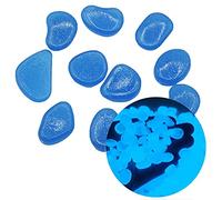 In Stones Decor Glow 300 pezzi acquari chiari le pietre scure per decorazioni da giardino in cristallo blu (blu zaffiro, taglia unica)