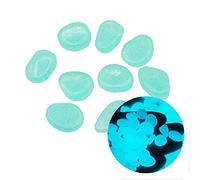 In Stones Decor Glow 300 pezzi acquari chiari le pietre scure per la decorazione della casa del giardino, cristallo blu (Light Green, taglia unica)