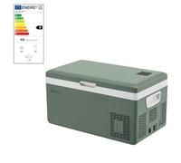 in.tec Frigorifero Portatile Elettrico per Auto e Casa Capacità 25 L Funzione ECO/MAX Display Digitale Luce LED Colore Army Green Mini Frigo per Campeggio Picnic