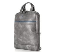 Zaino slim ecopelle Bluegate dim. 28x38x10cm blu INTEMPO