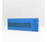 in Tempo Agenda Planning settimanale 2025 spralato Poliprò art. 7755PP (cm. 30x10) (Blu)
