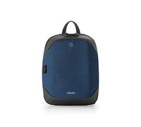 IN TEMPO" Zaino Antifurto Monospalla Tekniko Slim con Spallaccio Ergonomico, Chiusura con Combinazione, Presa USB, Dimensioni 29 x 38 x 11 cm, Colore Blu