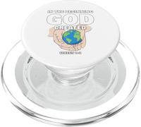 In The Beginning GOD Created - Christian Creation Genesis PopSockets PopGrip per MagSafe