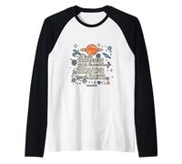 In the Beginning God Created Heavens - Genesis 1:1 Gift Idea Maglia con Maniche Raglan