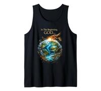 in The Beginning God... Earth Genesis 1:1 Bible Verse Nature Canotta