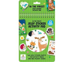 In the Forest Jelly Sticker Activity Pad: With 42 Reusable Stickers, Two Jelly Sticker Sheets, Five Activity Pages and One Foldout Scene!