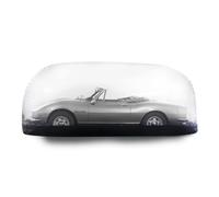 IN THE GARAGE Car Shield, Bolla Auto Gonfiabile da Interno, Nero 4,3m | Il flusso d'aria filtrata riduce la condensa; pareti in PVC trasparente tengono lontana la polvere senza toccare la vernice.
