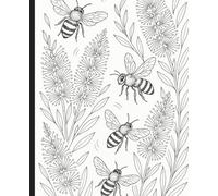 In the Garden, Honeybees in Bottlebrush: Classic Ruled Notebook