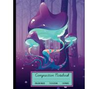 In The Purple Forest Composition Notebook: Soft Cover Vibrant Colors Fantasy Forest Journal | Aesthetic Design For Kids, Students, Work, Personal Use | 110 College Ruled Lined Pages | 7.25 x.925"