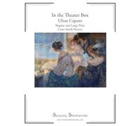 In the Theater Box Cross Stitch Pattern - Ulisse Caputo: Regular and Large Print Cross Stitch Pattern