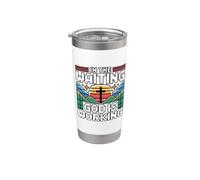 In The Waiting God Is Working Bicchiere termico in acciaio inox doppia parete