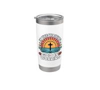 In The Waiting God Is Working Bicchiere termico in acciaio inox doppia parete