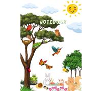 In The Wood Notebook: A Colorful Wild Life Notebook, 120 pages dotted lined, 6"x9"