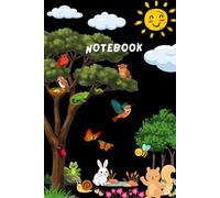 In The Wood Notebook: A Colorful Wild Life Notebook, 120 pages dotted lined, 6"x9"