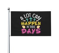 In Tre Giorni Possono Succedere Tante Cose Garden Flag Durevole Bandiere Di Benvenuto Resistente Alle Intemperie Bandiere Da Giardino Per All'Aperto Fattoria Esterni 90X150 Cm