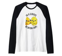 in Un Gioco di Parole Divertente con Chip di relazione seria Maglia con Maniche Raglan
