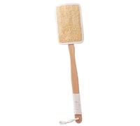 in un manico lungo, spazzola da bagno in luffa | Detergente per pennelli Body Luffa con manico lungo, esfoliante per luffa per schiena, spalle, schiena e vita, spazzolatura umida o asciutta