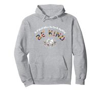 in Un Mondo in Cui puoi Essere Qualsiasi Cosa Sii Gentile Felpa con Cappuccio, Unisex per Adulti, Grigio Melange, L