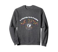 in Un Mondo in Cui puoi Essere Qualsiasi Cosa Sii Gentile Felpa, Unisex per Adulti, Grigio Scuro, L