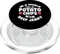 in un mondo pieno di patatine essere un manzo a scatti Design PopSockets PopGrip per MagSafe