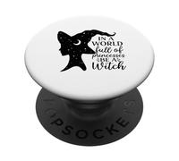 In un mondo pieno di principesse Sii una strega PopSockets PopGrip Adesivo