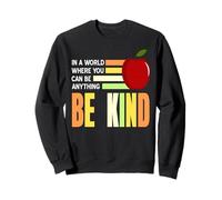 in Un Mondo puoi diffondere positività Messaggio Felpa