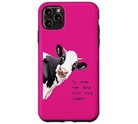 In un orecchio fuori dalla mucca stile cartone animato gioco di parole Custodia per iPhone 11 Pro Max