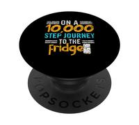 In Un Viaggio Di 10000 Passi Verso Il Frigorifero Camminare PopSockets PopGrip Adesivo