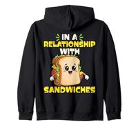 in Una relazione con panini Divertente Sandwich Day Felpa con Cappuccio