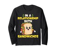 in Una relazione con panini Divertente Sandwich Day Maglia a Manica