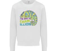 IN Uno IN Un Chamillion Divertente Chameleon Uomo Felpa Maglione