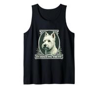 In West Highland White ci fidiamo del divertente cane Westie vintage Canotta