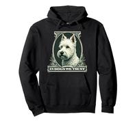 In West Highland White ci fidiamo del divertente cane Westie vintage Felpa con Cappuccio