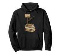 in with The Banned Books Crow Book Lover Bibliophile Reading Felpa con Cappuccio