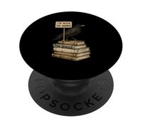 In With The Banned Books Crow Book Lover Bibliophile Reading PopSockets PopGrip Adesivo