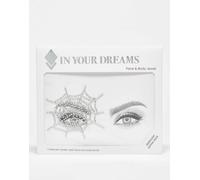 In Your Dreams - Decorazioni per viso e corpo a forma di ragnatela iridescente-Multicolore No Size