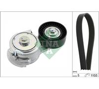 INA 529 0011 10 Kit Cinghie Poly-V per FIAT