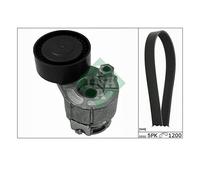 INA 529 0015 10 Kit Cinghia Poly-V Per Renault Clio II Nissan Almera II