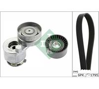 INA 529 0124 10 Kit Cinghie Poly-V per MITSUBISHI,NISSAN,OPEL,RENAULT,VAUXHALL