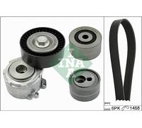 INA 529 0156 10 Kit Cinghie Poly-V per CITROËN,FIAT,LANCIA,PEUGEOT