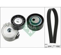 INA 529 0166 10 Kit Cinghie Poly-V per CITROËN,PEUGEOT