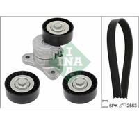 INA 529 0191 10 Kit Cinghie Poly-V per CITROËN,MITSUBISHI,PEUGEOT