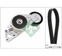 INA 529 0470 10 Kit Cinghie Poly-V per AUDI,SEAT,SKODA,VW