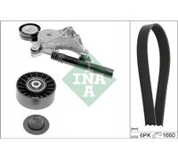 INA 529 0471 10 Cinghia V-Rigata Set Per AUDI, SEAT, SKODA, VW