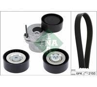 Kit cinghia trapezoidale multirighe 529 0479 10 INA per MERCEDES-BENZ CLASSE C