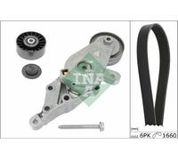 INA 529 0491 10 Kit Cinghie Poly-V per VW Golf IV Hatchback (1J1)