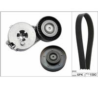 INA Set di cinghie Poly-V 529 0500 10 per Audi e Seat