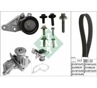 INA 530 0140 30 Pompa Acqua & Kit Cinghia Distribuzione per Ford, Mazda, Volvo